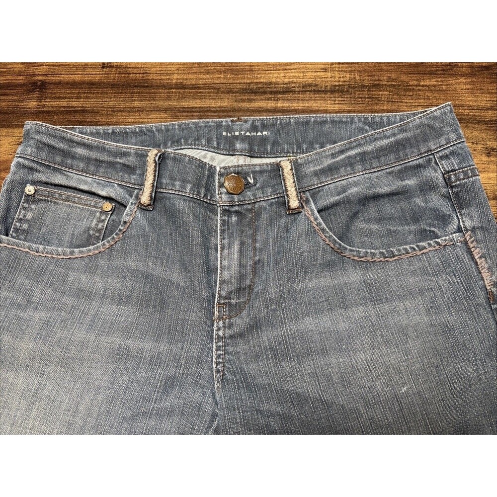 Elie Tahari Adena Straight Leg Jean Size 6